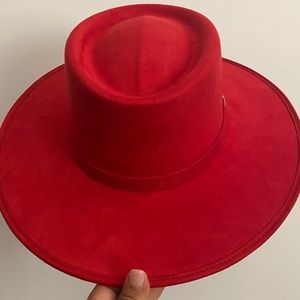 Katrina Cordobés Suede Wid Brim Hat